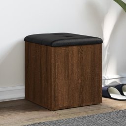 Gossi banca de depozitare, stejar maro, 42x42x45 cm, lemn prelucrat