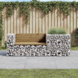 Gossi banca de gradina & cos gabion, lemn de pin tratat