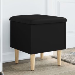 Gossi banca de pantofi, negru, 42x42x46 cm, lemn prelucrat