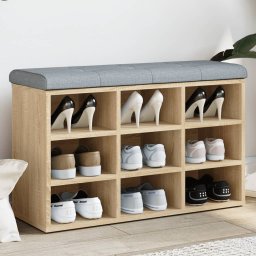 Gossi banca pentru pantofi stejar sonoma 82x32x50 cm lemn prelucrat