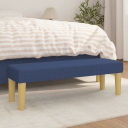 Gossi banca, albastru, 100x30x30 cm, textil