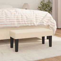 Gossi banca, crem, 70x30x30 cm, textil