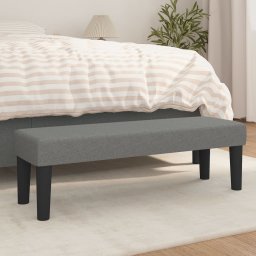 Gossi banca, gri inchis, 100x30x30 cm, textil