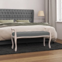 Gossi banca, gri inchis, 110x45x60 cm, textil