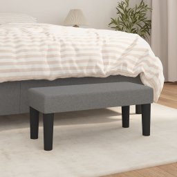Gossi banca, gri inchis, 70x30x30 cm, textil