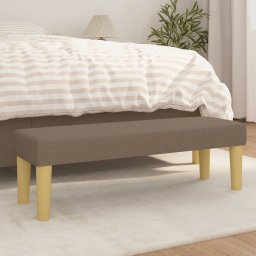 Gossi banca, gri taupe, 100x30x30 cm, textil