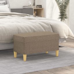 Gossi banca, gri taupe, 70x35x41 cm, textil
