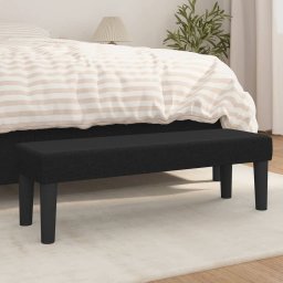 Gossi banca, negru, 100x30x30 cm, textil