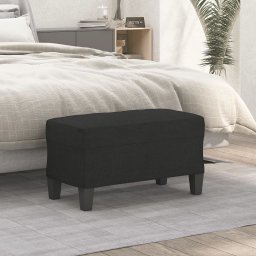 Gossi banca, negru, 70x35x41 cm, textil