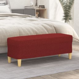 Gossi banca, rosu vin, 100x35x41 cm, textil