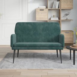 Gossi banca, verde inchis, 108x79x79 cm, catifea