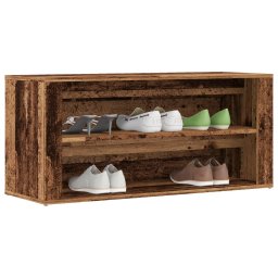 Gossi bancheta de pantofi, lemn vechi, 100x35x45 cm, lemn prelucrat