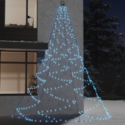 Gossi brad perete carlig metalic 720led alb rece 5m interior/exterior