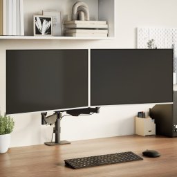 Gossi brat monitor dublu pentru ecran max. 27 inch vesa 75/100mm 20kg