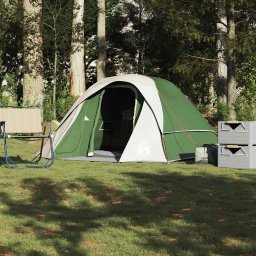 Gossi cabina cort de camping, 4 persoane, verde, impermeabil