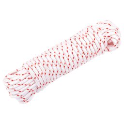 Gossi cablu de pornire cu tragere, alb si rosu Ø4 mm 10 m nailon