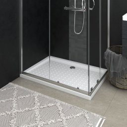 Gossi cadita de dus cu puncte, alb, 70x100x4 cm, abs
