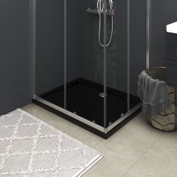 Gossi cadita de dus dreptunghiulara din abs, negru, 80x100 cm