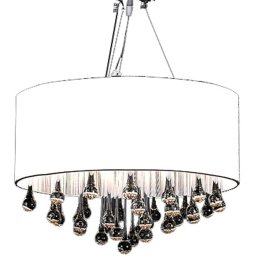 Gossi candelabru cu 85 de cristale, alb