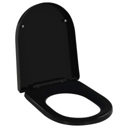Gossi capac wc cu inchidere silentioasa, eliberare rapida, negru