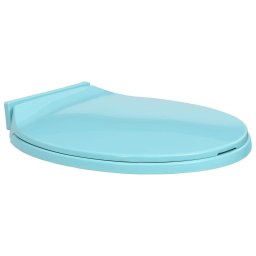Gossi capac wc cu inchidere silentioasa, verde, oval