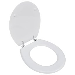 Gossi capac wc, alb, mdf, model simplu