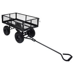 Gossi carucior manual de gradina, negru, 250 kg