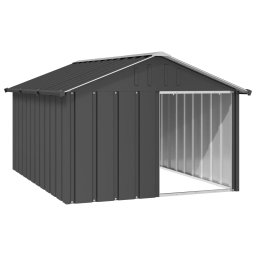 Gossi casa pentru caini antracit 116,5x153x81,5 cm otel galvanizat