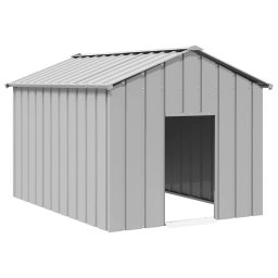 Gossi casa pentru caini cu acoperis 113x153x101 cm otel galvanizat
