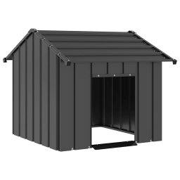 Gossi casa pentru caini cu acoperis 85x107x81 cm otel galvanizat