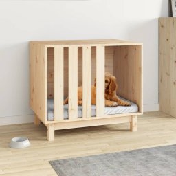 Gossi casa pentru caini, 70x50x62 cm, lemn masiv de pin