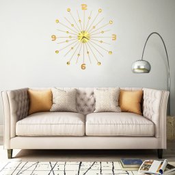 Gossi ceas de perete, auriu, 70 cm, metal