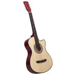 Gossi chitara acustica occidentala, cu 6 corzi, 38", lemn de tei