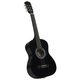 Gossi chitara clasica pentru incepatori si copii, negru, 3/4 36"