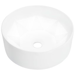 Gossi chiuveta de baie, alb, 36 x 14 cm, ceramica