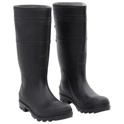 Gossi cizme de ploaie, negru, pvc, marime 42