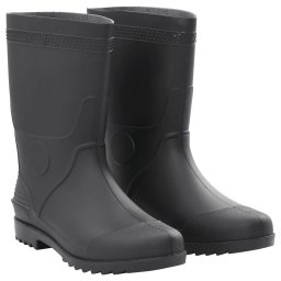 Gossi cizme de ploaie, negru, pvc, marime 45