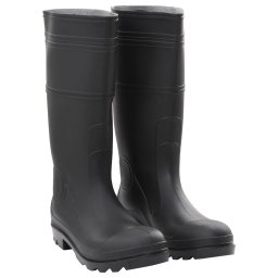 Gossi cizme de ploaie, negru, pvc, marime 45