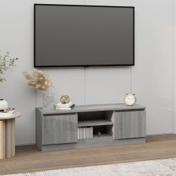 Gossi comoda tv cu usa, gri sonoma, 102x30x36 cm
