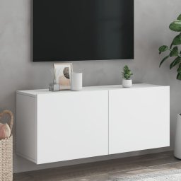 Gossi comoda tv de perete, alb, 100x30x41 cm