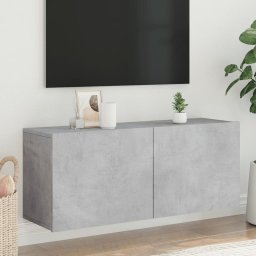 Gossi comoda tv de perete, gri beton, 100x30x41 cm