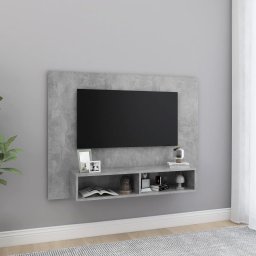 Gossi comoda tv de perete, gri beton, 120x23,5x90 cm, pal