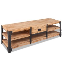 Gossi comoda tv din lemn masiv de acacia 140 x 40 x 45 cm