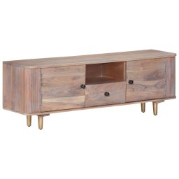 Gossi comoda tv, 118x30x40 cm, lemn masiv de acacia
