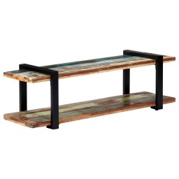 Gossi comoda tv, 130 x 40 x 40 cm, lemn masiv reciclat
