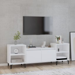 Gossi comoda tv, alb, 160x35x55 cm, lemn prelucrat