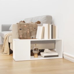 Gossi comoda tv, alb, 80x24x32 cm, lemn prelucrat