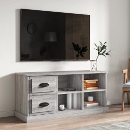 Gossi comoda tv, gri sonoma, 102x35,5x47,5 cm, lemn prelucrat