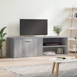 Gossi comoda tv, gri sonoma, 120x34x37 cm, lemn prelucrat