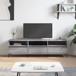 Gossi comoda tv, gri sonoma, 150x30x44,5 cm, lemn prelucrat